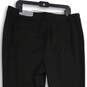 NWT Womens Black Flat Front Barely Bootcut Leg Dress Pants Size 16 image number 4