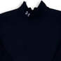 Mens Black Long Sleeve Mock Neck Pullover Compression T-Shirt Size XL image number 3