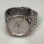 Designer Coach ES-3712 Silver-Tone Chronograph Round Dial Analog Wristwatch image number 2