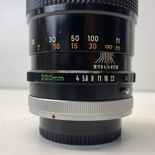 Canon FD 200mm 1:4 S.S.C. Camera Lens image number 3