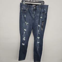 Premium Stretch Skinny Distressed Jeans