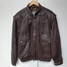 Wilsons Leather Brown Leather Jacket Size M