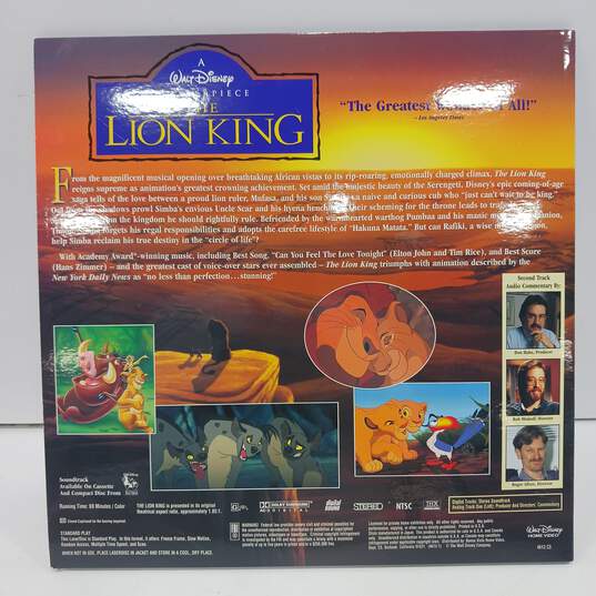 The Lion King Deluxe Cav Letterbox Edition Laserdisc Set image number 6