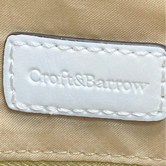 Croft & Barrow Yellow Leather Satchel Bag image number 4