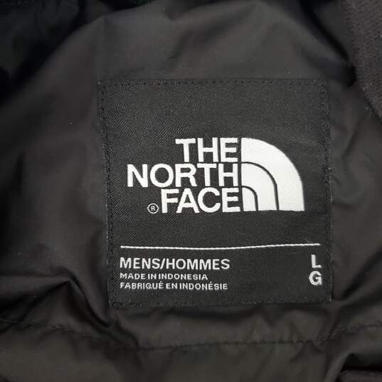 The North Face MN's 100% Nylon Black Snap Button Bomber Jacket Size L image number 3