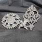 Assortment of 3 Judith Jack Sterling Silver Brooches - 55.4g image number 1