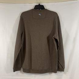 Men's Brown/Blue Tommy Bahama Reversible Sweater, Sz. S alternative image