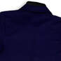 NWT Womens Blue Collared Short Sleeve Button Front Polo Shirt Size Small image number 4
