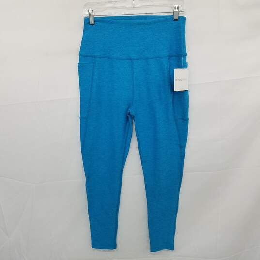 WOMEN'S BEYOND YOGA BLUE POLYESTER LEGGINGS SIZE XL NWT image number 1