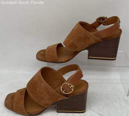 Tory Burch Womens Brown Low Heel Shoes Size 6