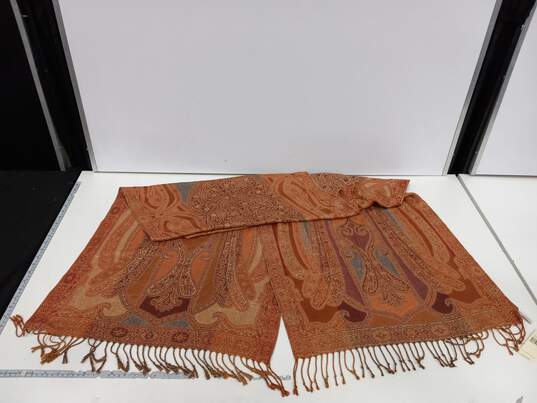 Collection Eighteen Golden Copper Scarf NWT image number 1