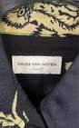 Dries Van Noten Men Black Printed Button Up Shirt Sz 38 image number 3