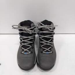 Columbia Women's Gray Suede Hiking Boots Size 8.5