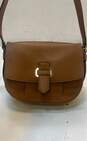 Michael Kors Romy Brown Leather Crossbody Bag image number 1