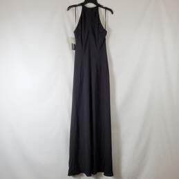 Jones New York Women Black Halter Gown Sz 12 Nwt alternative image