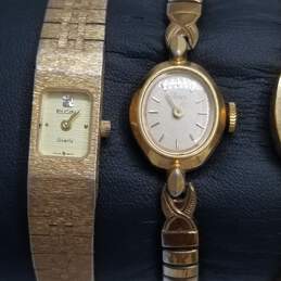 Gold Tone Lady's Vintage Watch Assortment 7pcs FOR PARTS 152.0g alternative image