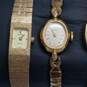 Gold Tone Lady's Vintage Watch Assortment 7pcs FOR PARTS 152.0g image number 2