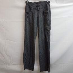 Kuhl Mova Nylon Straight Leg Drawstring Sweatpants Size 2 Regular Gray Heather Nylon Straight Leg