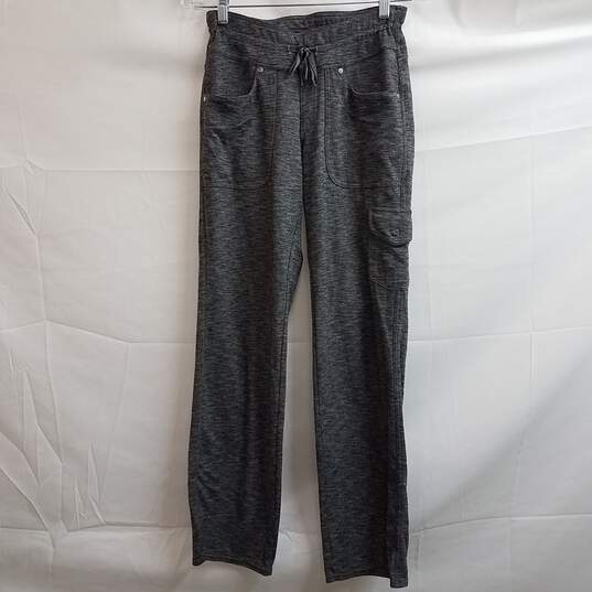Kuhl Mova Nylon Straight Leg Drawstring Sweatpants Size 2 Regular Gray Heather Nylon Straight Leg image number 1