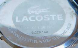 Lacoste Black & Silver Tone Leather Band Analog Watch 79.9g alternative image