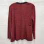Misook WM's 100% Acrylic Red & Black Trim Cardigan Sweater Size S image number 2