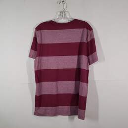 NWT Mens Striped Crew Neck Short Sleeve Pullover T-Shirt Size Large alternative image