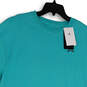 NWT Womens Blue Air Jordan Crew Neck Short Sleeve Pullover T-Shirt Size XS image number 3