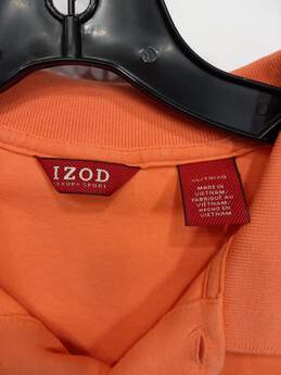 Izod Luxury Sport Men's Orange Polo Shirt Size XL alternative image
