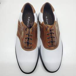 Foot Joy Superlites Brown/White Leather Golf Shoes Men's Size 10, Used