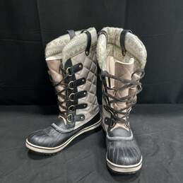 Sorel Tofino Women's White & Black Winter Boots Size 8.5