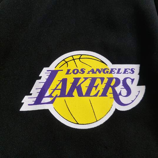 Mitchell & Ness L.a. Lakers Track Jacket In Black for Men