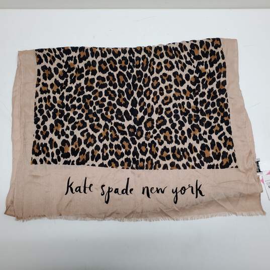 Kate Spade Cheetah Print Shawl image number 1