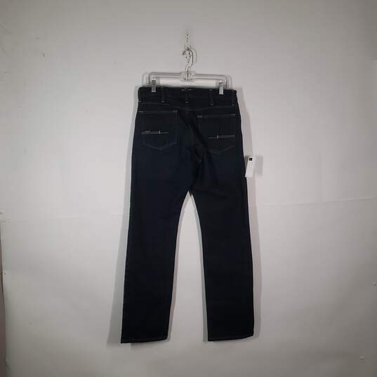 Mens Rebar M4 Dark Wash Pockets Denim Straight Leg Jeans Size 34/36 image number 2