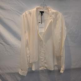 Who What Wear Long Sleeve Button Up Blouse NWT Size S