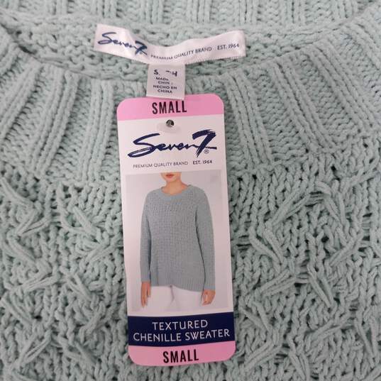 Seven Women's Mint Knit Sweater Size Small image number 3
