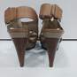 Women's Michael Kors Sling back Beige Heels Size 8.5 image number 4