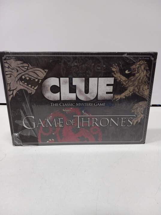 Clue Game of Thrones Board Game image number 1