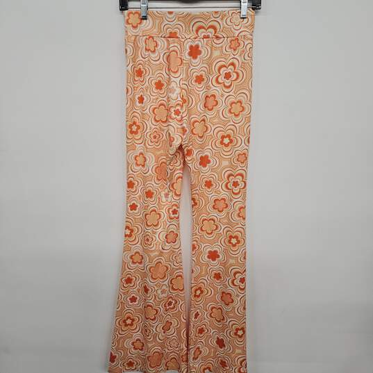 Casual Flowy Boho Pants Stretch Bell Bottom Wide image number 2