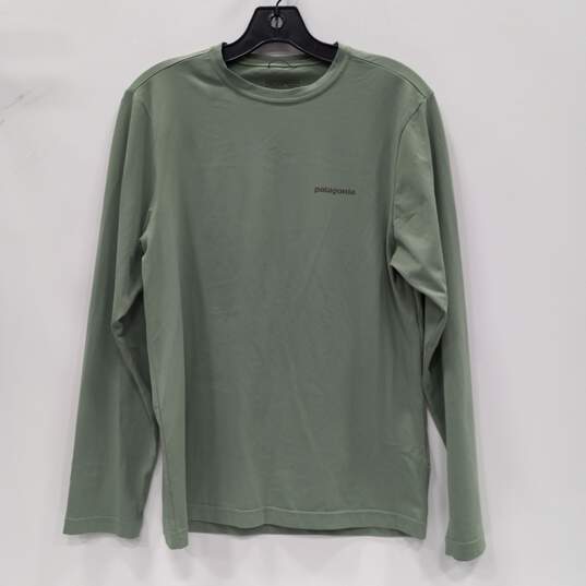 Patagonia Women's Sage Green Long Sleeve Shirt Size XS image number 1