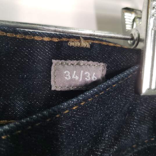 Mens Rebar M4 Dark Wash Pockets Denim Straight Leg Jeans Size 34/36 image number 4