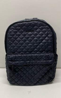 MZ Wallace Nylon Metro Quilted Large Backpack Black