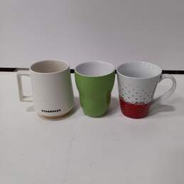 3PS Starbucks Ceramic Coffee Mug Bundle