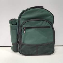 Green Picnic Backpack