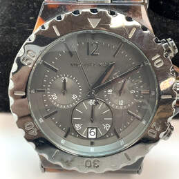 Designer Michael Kors MK5501 Brown Stainless Steel Round Analog Wristwatch