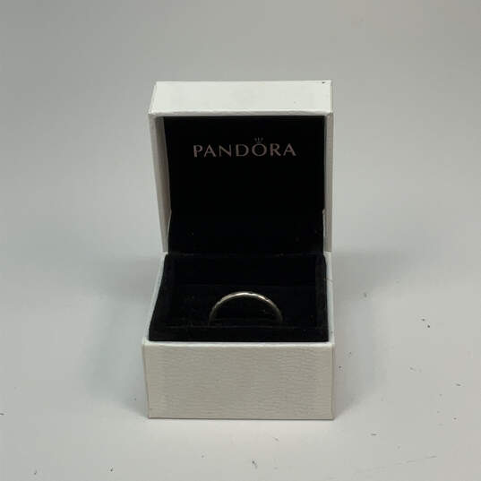 Designer Pandora S925 ALE Sterling Silver Cubic Zirconia Stone Ring w/ Box image number 1