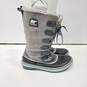 WOMENS GRAY SOREL SNOW BOOTS SIZE 8 image number 4
