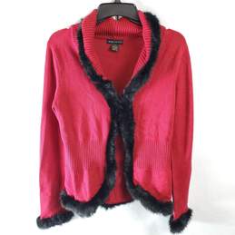 Grace Dane Lewis Women Red Fur Sweatshirt S alternative image