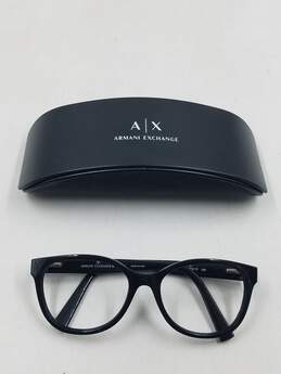 Armani Exchange Black Oval Eyeglasses
