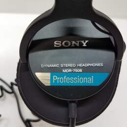 Sony Dynamic Stereo Professional Headphones MDR-7506 - Untested
