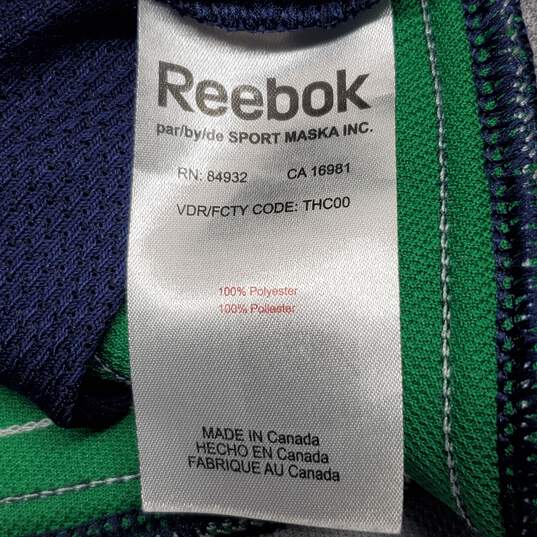 Reebok Seattle WHL Jersey Dark Blue & Green Size XXL image number 4
